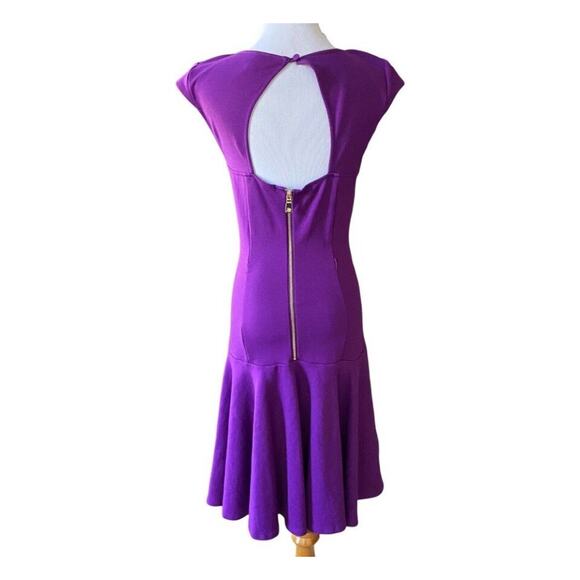 Kate Young For Target Drop Waist Dress Purple Size 2 Stretch - Picture 4 of 6